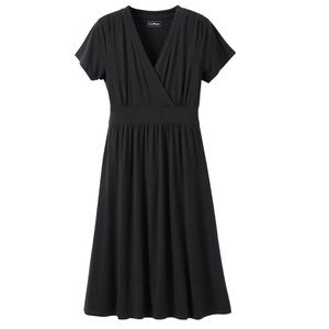 LL bean black summer dress size 2X